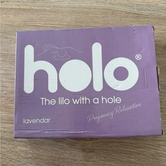 NIB Halo Lavender Inflatable Pregnancy Support Floatie - Picture 4 of 5